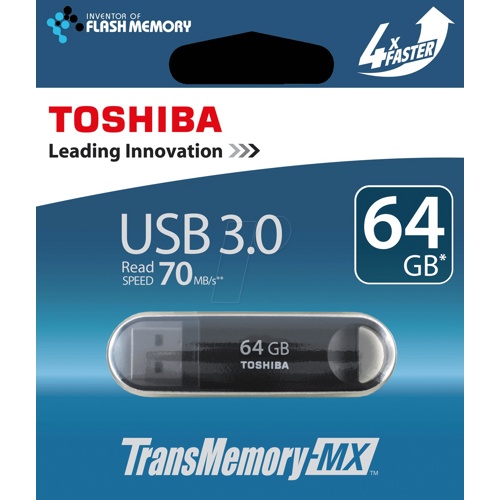 USB Флеш 64GB Toshiba TransMemory- MX (Черный) 