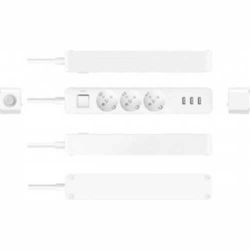 Удлинитель Xiaomi Mi Power Strip 3 розетки, 3 USB International (Белый) - фото5