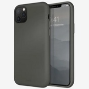 Чехол для iPhone 11 Pro накладка (бампер) Uniq Lino (LINOH) серый - фото