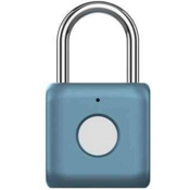 Умный замок Xiaomi Smart Fingerprint Lock Padlock YD-K1 (Синий) - фото