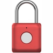 Умный замок Xiaomi Smart Fingerprint Lock Padlock YD-K1 (Красный) - фото