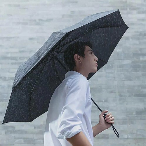 Зонт Urevo 8K Automatic Reverse Folding Umbrella с подсветкой (Черный)
