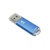 USB Флеш 4GB Smartbuy V-Cut (синий) - фото