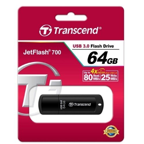 USB Флеш 64GB Transcend JetFlash 700 64Gb (TS64GJF700) USB 3.0