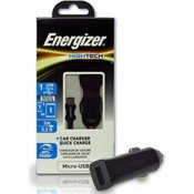 Автомобильное зарядное устройство Energizer 2A USB 2.0 (DCA1QHMC3) + кабель USB-microUSB черное - фото