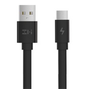 USB кабель Xiaomi ZMI MicroUSB длина 30 см (черный) - фото