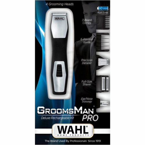 Триммер для стрижки усов и бороды Wahl GroomsMan Pro Trimmer 9855-1216