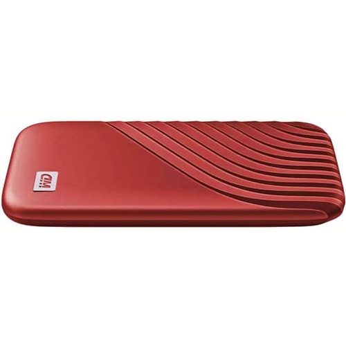 SSD диск Western Digital WD My Passport WDBAGF0020BRD-WESN (1050/1000МБ/с, USB3.2 Gen2) 2ТБ Красный