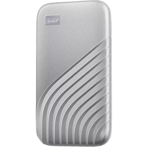 SSD диск Western Digital WD My Passport WDBAGF0020BSL-WESN (1050/1000МБ/с, USB3.2 Gen2) 2ТБ Серебристый