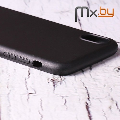 Чехол для iPhone Xr накладка (бампер) силиконовый X-level Guardian черный 