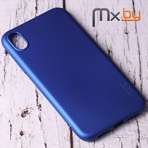 Чехол для iPhone Xr накладка (бампер) силиконовый X-level Guardian синий 