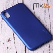 Чехол для iPhone Xr накладка (бампер) силиконовый X-level Guardian синий  - фото