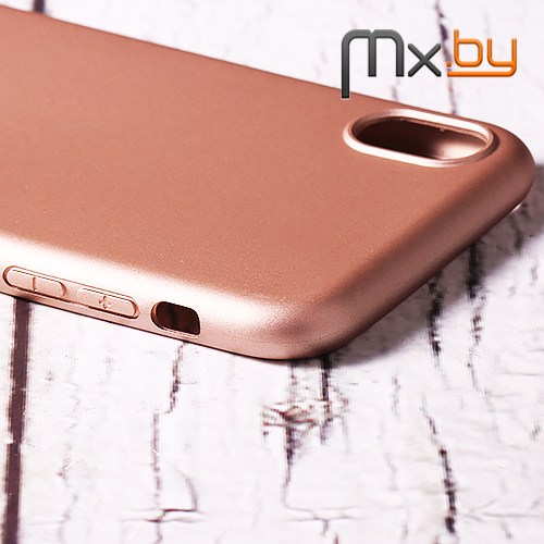 Чехол для iPhone Xr накладка (бампер) силиконовый X-level Guardian розовое золото 
