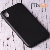 Чехол для iPhone Xr накладка (бампер) силиконовый X-level Guardian черный - фото