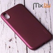 Чехол для iPhone Xr накладка (бампер) силиконовый X-level Guardian бордовый  - фото