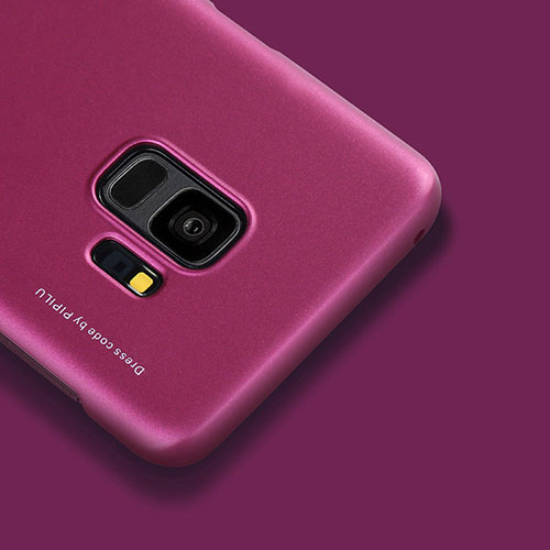 Чехол для Samsung Galaxy S9 накладка (бампер) пластиковый X-level Knight бордовый