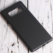 Чехол для Samsung Galaxy Note 8 накладка (бампер) пластиковый X-level Metallic черный - фото