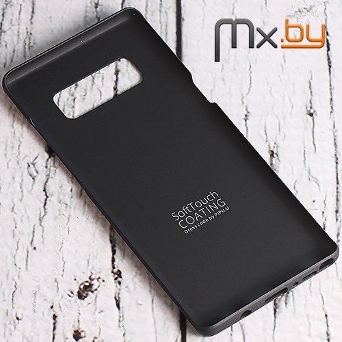 Чехол для Samsung Galaxy Note 8 накладка (бампер) пластиковый X-level Metallic черный 