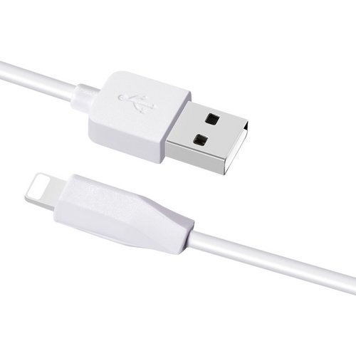 USB кабель Hoco X1 Lightning, длина 1,0 метр (Белый) - фото2