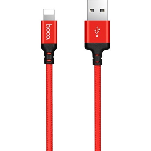 USB кабель Hoco X14 Times Speed Lightning, длина 2 метра (Красный)