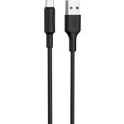 USB кабель Hoco X25 Type-C, длина 1,0 метр (Черный) - фото