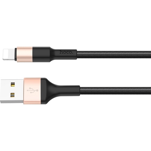 USB кабель Hoco X26 Xpress Lightning, длина 1,0 метр (Черный) - фото2