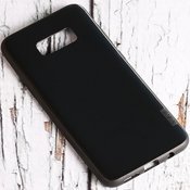 Чехол для Samsung Galaxy S8+ накладка (бампер) силиконовый X-level AntiSlip черный глянцевый - фото