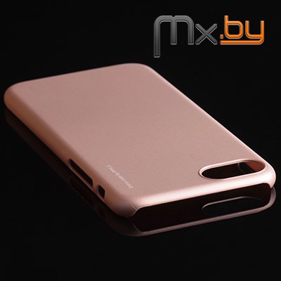 Чехол для iPhone 8 накладка (бампер) пластиковый X-level Metallic золотой 
