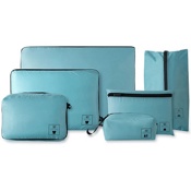 Набор упаковочных сумок для чемодана 90 Points Base Storage Bag Set 6 шт. (Голубой) - фото