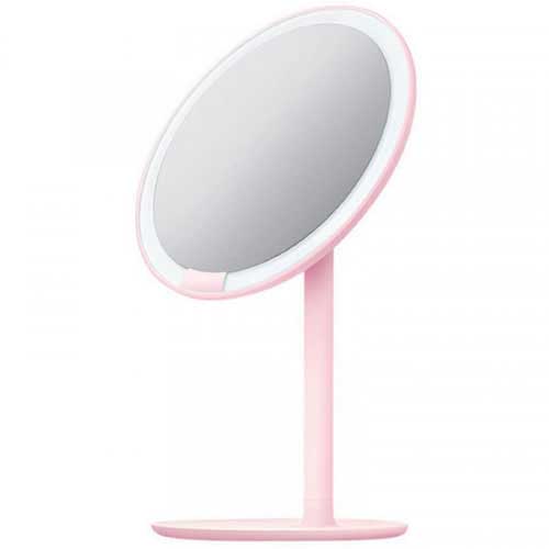 Зеркало с подсветкой Xiaomi Amiro Lux High Color (170 mm.) (Розовый)