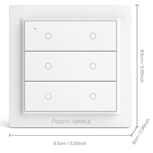 Беспроводной выключатель Aqara & OPPLE Wireless Scene Switch (WXCJKG12LM) 4 клавиши