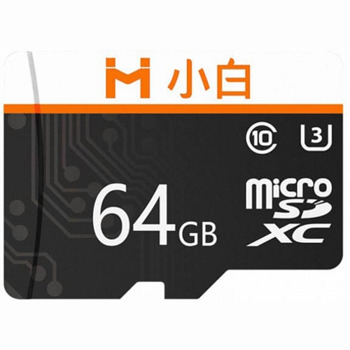 Карта памяти Chuangmi MicroSD 64Gb Class 10 скорость 100 мбит/с