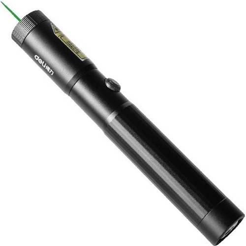 Указка лазерная портативная DELI laser Pointer 2000 Mah (Черный)
