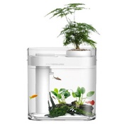 Аквариум Xiaomi Geometry Amphibious Fish Tank (Белый) - фото