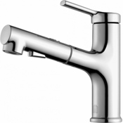 Смеситель с душем для раковины Xiaomi dIIIb Extracting Faucet (Короткий) Серебристый - фото