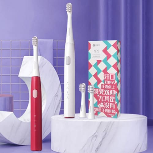 Электрическая зубная щетка Xiaomi Dr.Bei Sonic Electric Toothbrush YMYM GY1 (Красный) - фото3