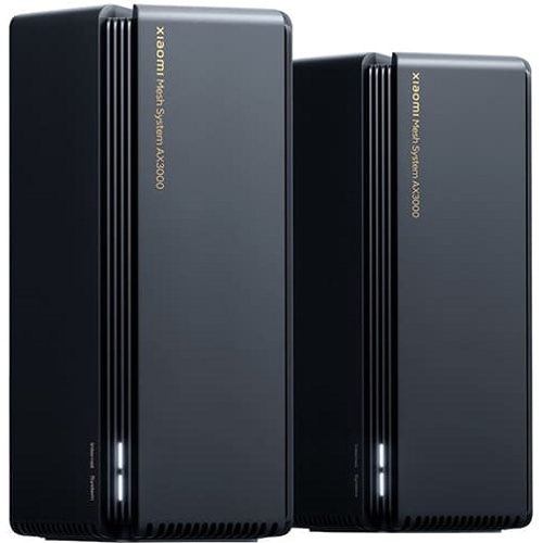Набор Wi-Fi роутеров Xiaomi Mesh System AX3000 Черный (Международная версия) - фото