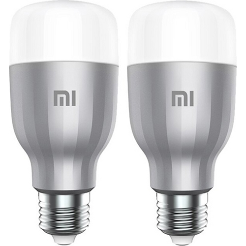 Упаковка светодиодных ламп 2 шт Xiaomi Mi LED Smart Bulb 2-Pack MJDP02YL, E27, 10Вт (MJDP02YL)  - фото
