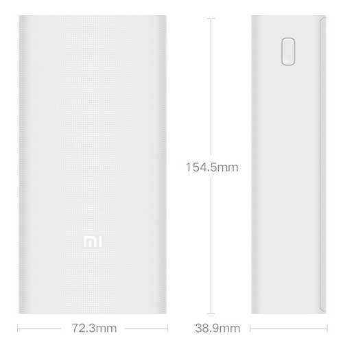 Аккумулятор внешний Xiaomi Mi Power bank 3 30000mAh (Белый) - фото6