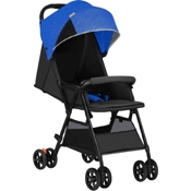 Детская коляска QBORN Lightweight Folding Stroller (Синий) - фото