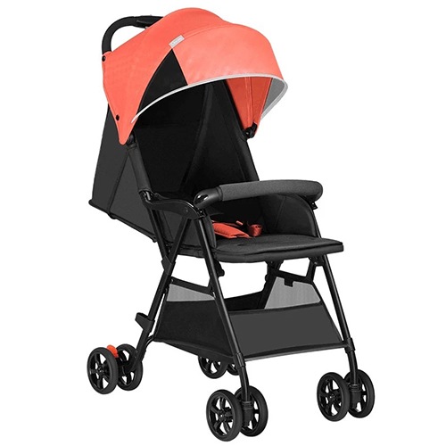 Детская коляска QBORN Lightweight Folding Stroller (Красный)