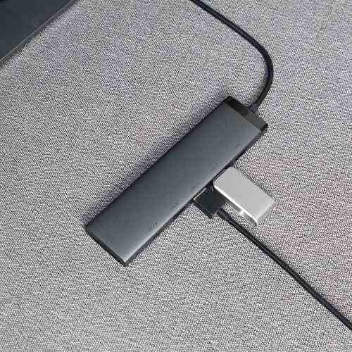 USB-C хаб MiiiW Type-C Hub Adapter 7 in1 (Серый)