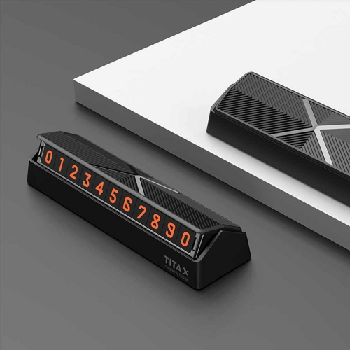 Табличка с номером телефона для авто Xiaomi Mijia TITA X (Черный) Табличка с номером телефона для авто Xiaomi Mijia TITA X (Черный)
