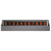 Табличка с номером телефона для авто Xiaomi MIJOY TITA B (Серебристый) - фото