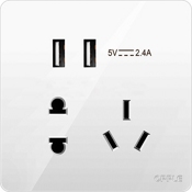 Розетка Xiaomi OPPLE Lighting Wall Switch Socket K12 USB (Белый) - фото
