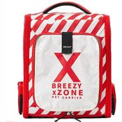 Переноска- рюкзак для кошек Xiaomi PETKIT Outdoor X-Zone Cat Backpack P7701 (Красный) - фото