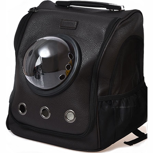 Переноска-рюкзак для животных Small Animal Star Space Capsule Shoulder Bag (Черный)