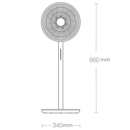 Напольный вентилятор Xiaomi SmartMi Pedestal Fan 3 - фото6