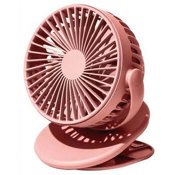 Портативный вентилятор Solove Clip Fun F3 (Розовый) - фото
