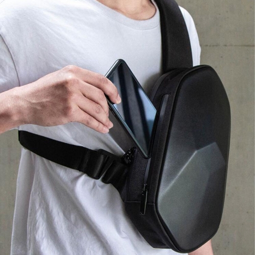 Рюкзак Xiaomi Tajezzo BEABORN Polyhedron Chest Bag PU (Черный) 